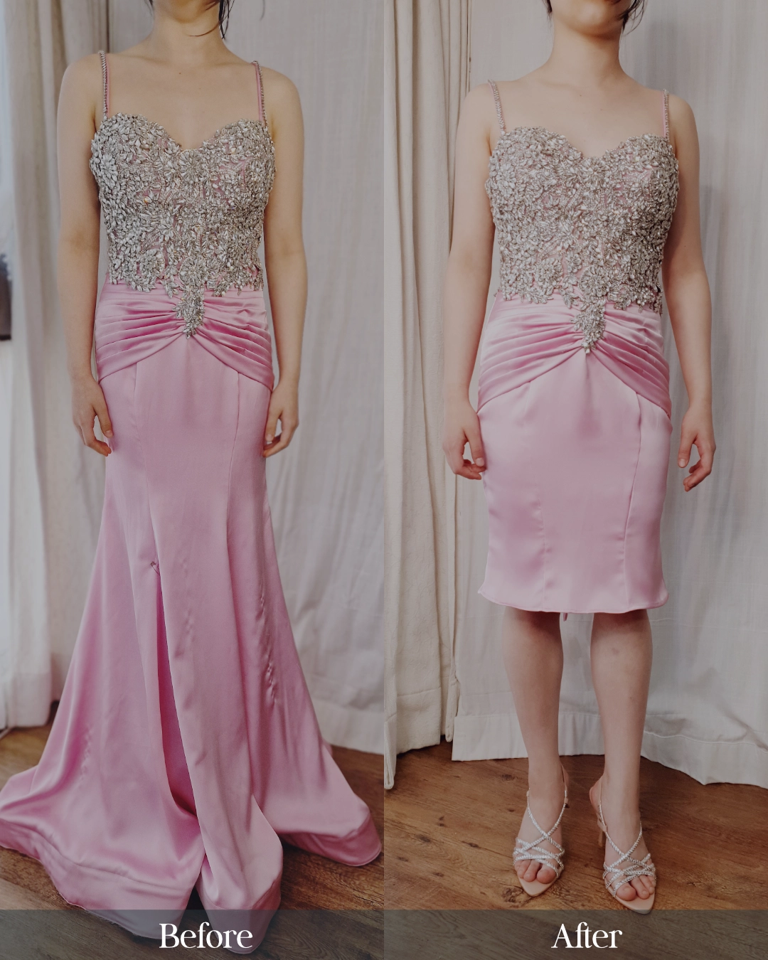Beautiful Crystal pink dress